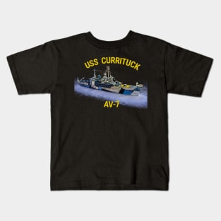 USS Currituck AV-7 Kids T-Shirt